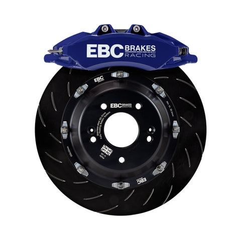 EBC Racing 1992 - 2005 BMW 3-Series E36/E46 Blue & Black & Yellow Apollo-6 Calipers 355mm Rotors Front Big Brake Kit