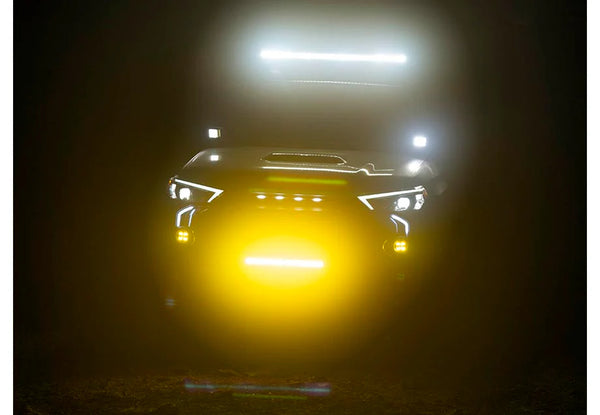 Cali Raised 2010 - 2024 Toyota 4Runner Low Profile Led Ditch Light Brackets Kit - Brackets W/ 27W Side Pro