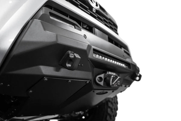 Addictive Desert Designs 2024 + Toyota Tacoma Stealth Center Mount Winch Front Bumper