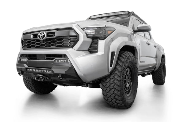 Addictive Desert Designs 2024 + Toyota Tacoma Stealth Center Mount Winch Front Bumper