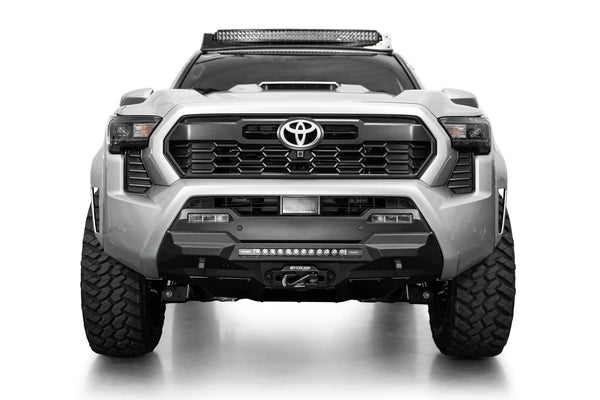 Addictive Desert Designs 2024 + Toyota Tacoma Stealth Center Mount Winch Front Bumper