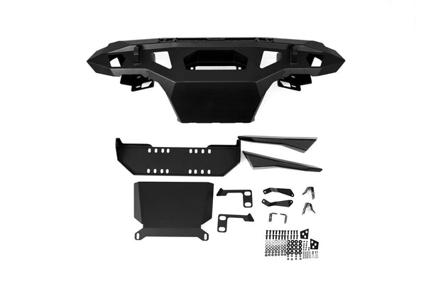 DV8 2024 + Toyota Tacoma Spec Series Front Winch Bumper - Micro-Texture Black