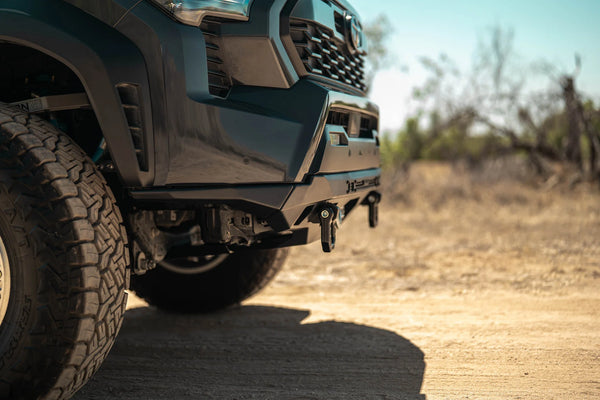 DV8 2024 + Toyota Tacoma Spec Series Front Winch Bumper - Micro-Texture Black