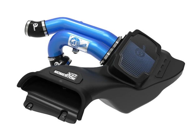 aFe 2021 - 2026 Ford F-150  inc. Raptor V6-3.5L(tt) Momentum XP Cold Air Intake System - Blue w/ Pro 5R Filter