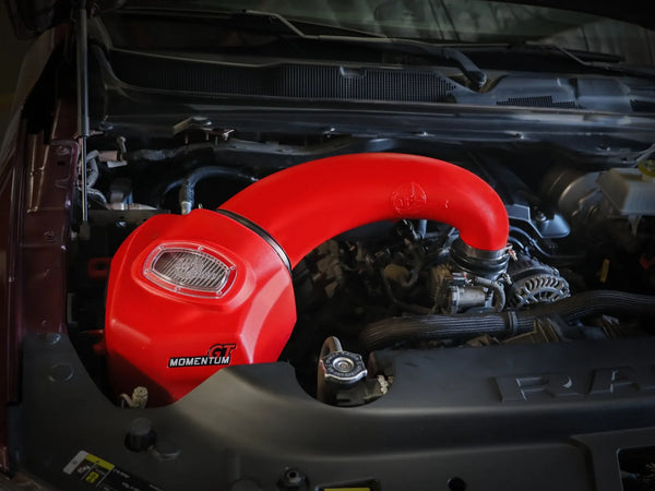 aFe Momentum GT Pro DRY S Intake System Red Edition 2019 - 2024 Dodge RAM 1500 V8-5.7L HEMI / eTorque