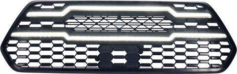 OLM 2016-2023 Toyota Tacoma DRL Grille (White DRL) - Infinite Series