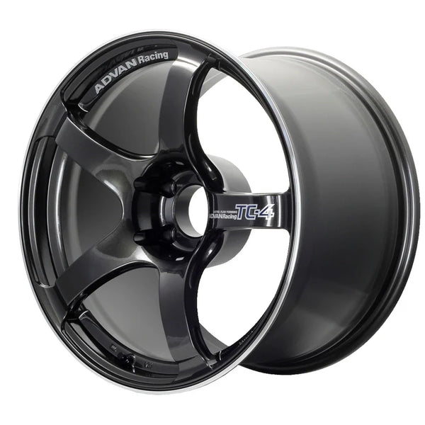 Advan TC4 17X8.5 +50 5x114.3 Black Gunmetallic and Ring Wheel