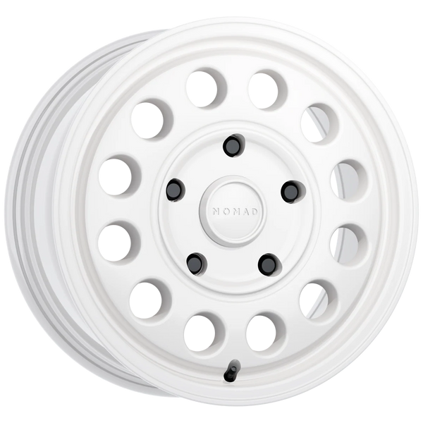Nomad N501SA Convoy 15x7in / 5x139.7 BP / -10mm Offset / 107.95mm Bore - Gloss White Wheel