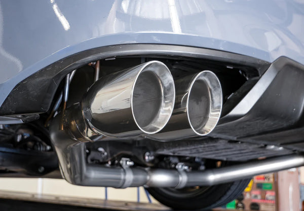 Stillen 2022 + Honda Civic Hatchback Exhaust 504100/504101 - Stainless / Blue tips