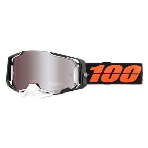 100% Armega Goggles -  Blacktail Hiper Silver Mirror Lens - 50721-404-02