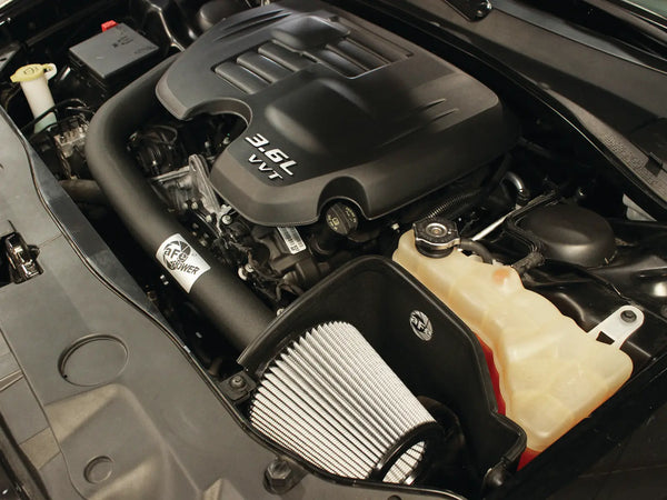 aFe MagnumFORCE Intakes Stage-2 Pro DRY S 2011 - 2023 Dodge Challenger/Charger/Chrysler 300 V6 3.6L (blk)