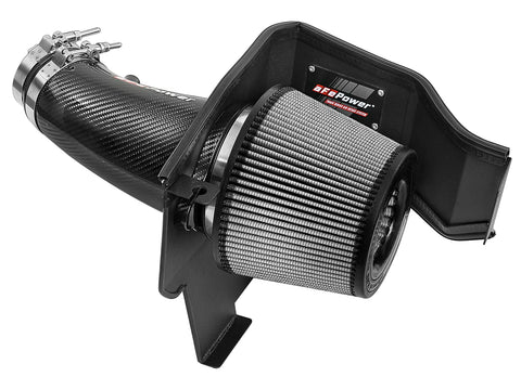 aFe POWER Magnum FORCE Carbon Fiber Stage 2 Pro Dry S Intake - 2011 - 2023 Dodge Challenger/Charger V8-6.4L