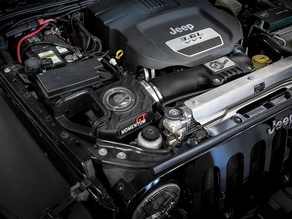 aFe Momentum GT Pro DRY S Cold Air Intake System 2012 - 2018 Jeep Wrangler JK V6 3.6L