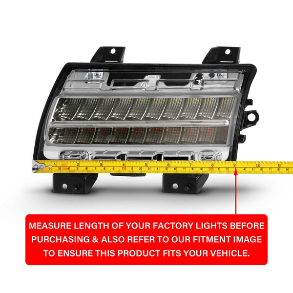 ANZO 2018 +Jeep Wrangler JL LED Chrome Clear w/ Sequential Signal