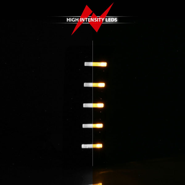 ANZO 2022 - 2024 Toyota Tundra (w/Factory LED Refl. & OE Bumper) Z-Series Full LED DRL Vent Lights - Pair