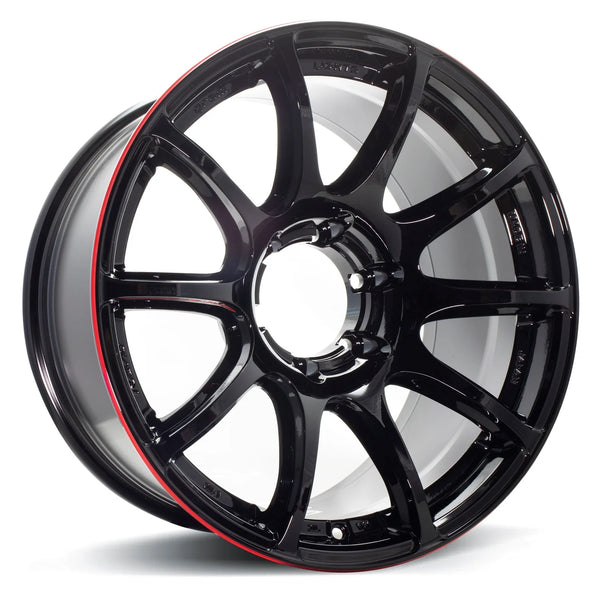 Gram Lights 57Trans-X Rev Limit 20x9.0 +09 6x139.7 Black & Machined Wheel