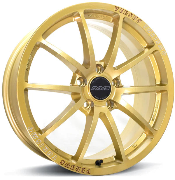 Versus VT125S 18X9.5 +38 5x114.3 E8 Gold