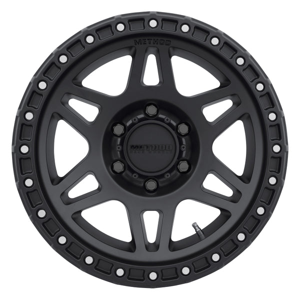 Method MR312 17x8.5 0mm Offset 6x5.5 6x139.7 106.25mm CB Matte Black Wheel