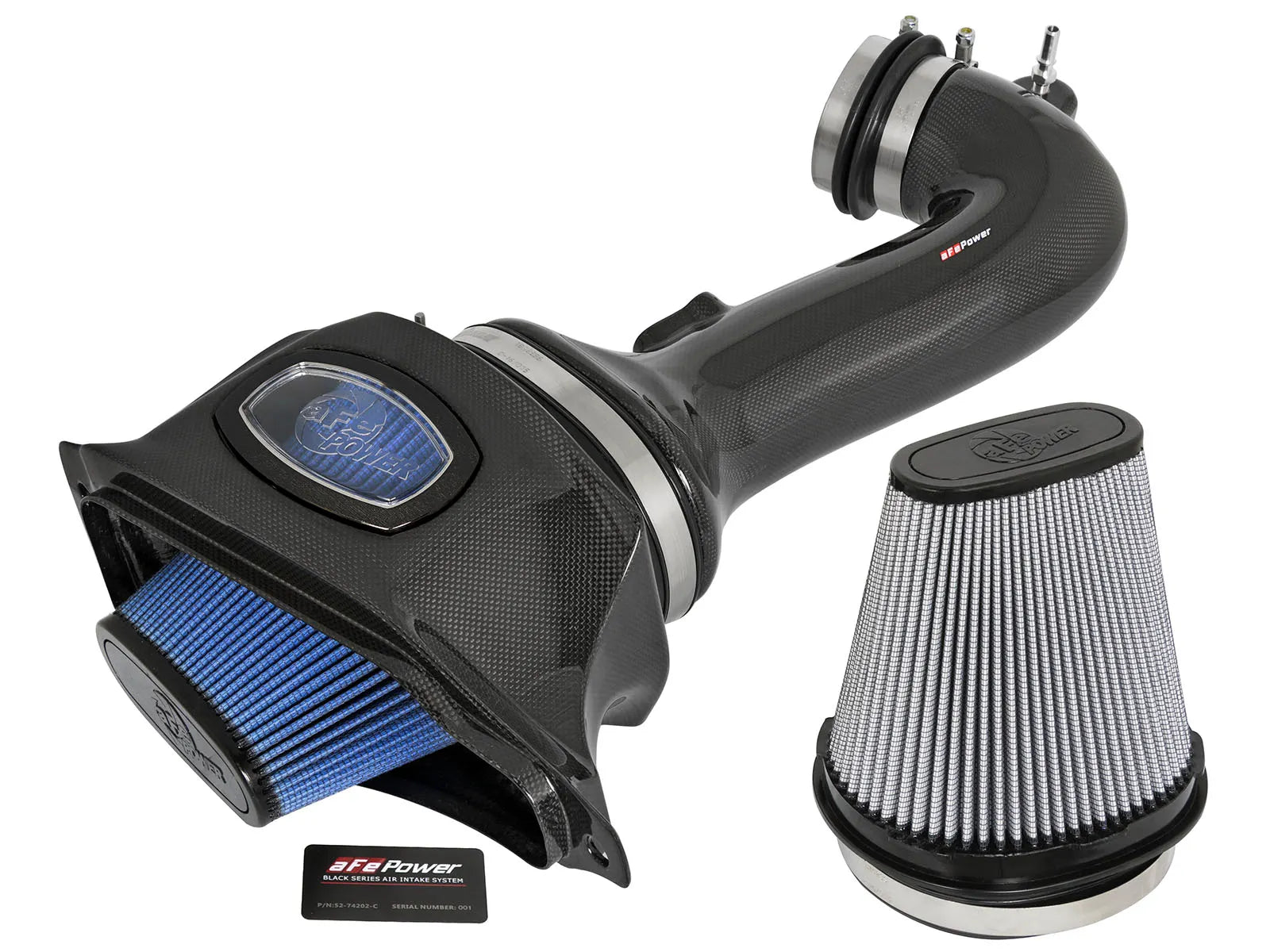 aFe Momentum Carbon Fiber Cold Air Intake System PDS/P5R 2015 - 2019 Chevrolet Corvette Z06 V8-6.2L