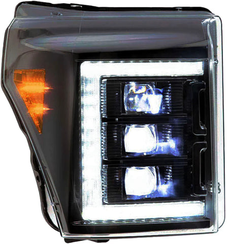 OLM Ford Super Duty (2011 - 2016) Headlights (White DRL) - Infinite Series