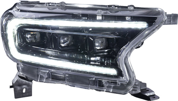 OLM Ford Ranger (2019-2023) Headlights - (White DRL) Infinite Series