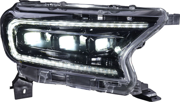 OLM Ford Ranger (2019-2023) Headlights - (White DRL) Infinite Series