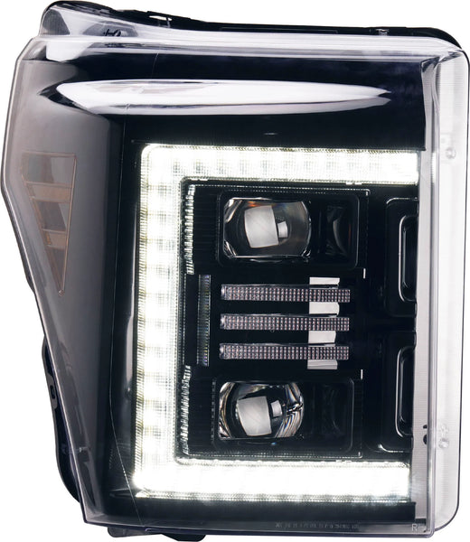 OLM Essential Series LED Headlights (White DRL) - 2011-2016 Ford Super Duty