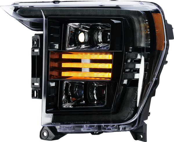 OLM 2021-2023 Ford F150 Headlights - (White DRL) Essential Series