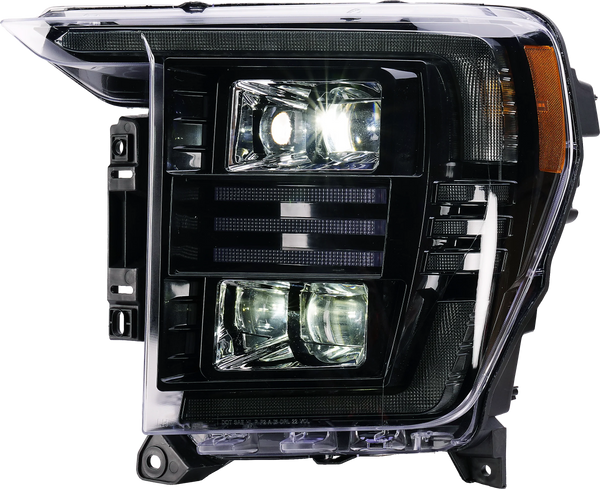 OLM 2021-2023 Ford F150 Headlights - (White DRL) Essential Series