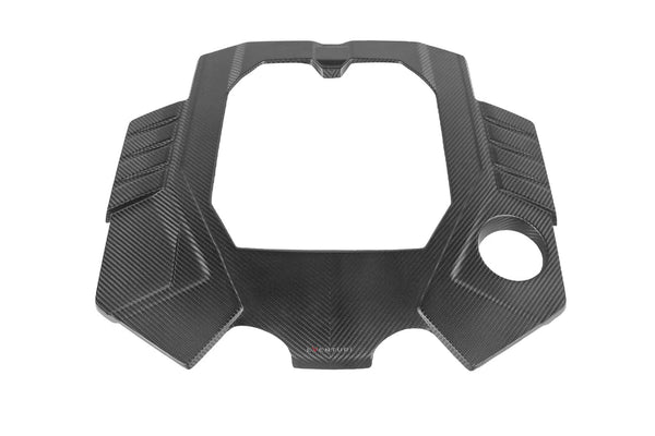 Eventuri C8 RS6 RS7 Black Carbon Engine Cover