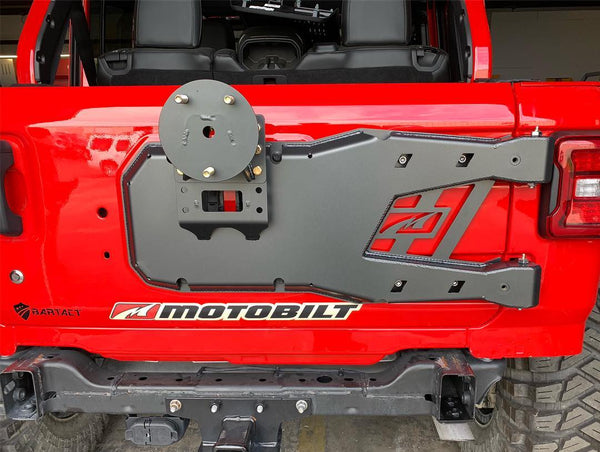 Motobilt Spare Tire Carrier for Jeep Wrangler 2018 + JL