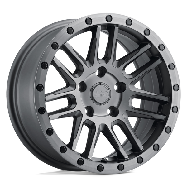 Black Rhino ARCHES Matte Brushed Gunmetal Blk Blt 20x9.5 -18 5x127mm 71.5mm