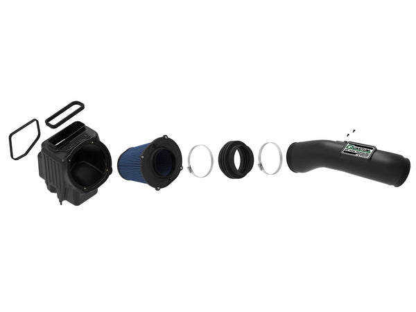aFe Quantum Pro 5R Cold Air Intake System 2017 - 2019 GM/Chevy Duramax Silverado / Sierra 2500 / 3500 V6-6.6L L5P - Oiled