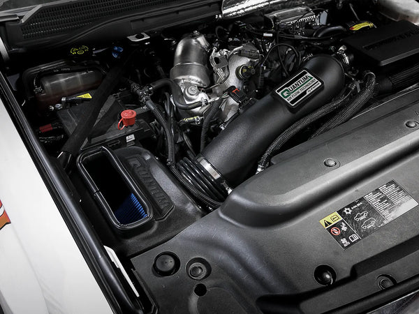 aFe Quantum Pro 5R Cold Air Intake System 2017 - 2019 GM/Chevy Duramax Silverado / Sierra 2500 / 3500 V6-6.6L L5P - Oiled