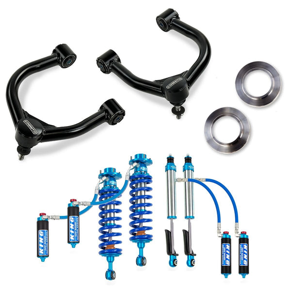 Cognito 2022 + Toyota Tundra (w/ Rear Coil Springs) 3in Elite Leveling Lift Kit w/ King 2.5 RR Shocks