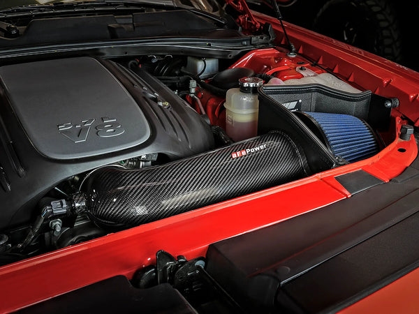 aFe MagnumFORCE Intakes Stage-2 P5R Carbon Fiber AIS 2011 - 2023 Dodge Challenger/Charger V8-5.7L Hemi