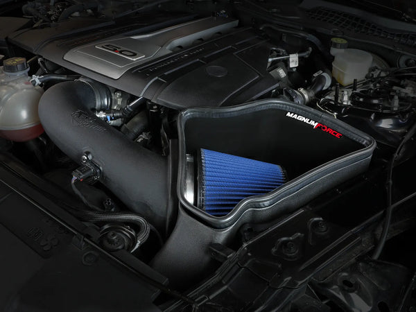 aFe FORCE Stage-2 Cold Air Intake System w/Pro Dry S Media 2018 - 2023 Ford Mustang GT 5.0L V8