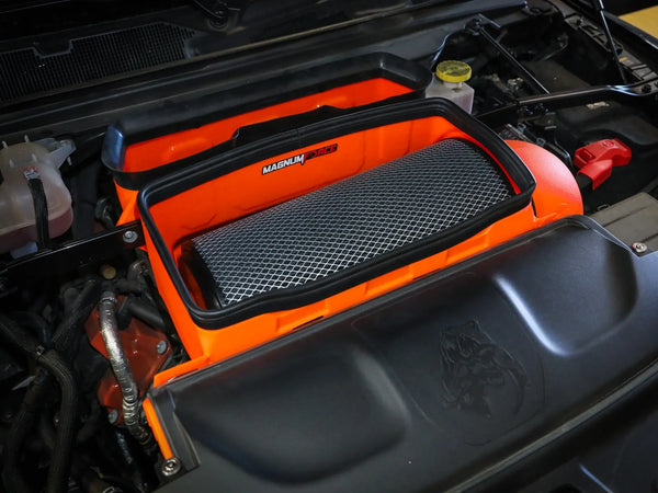 aFe 2021 - 2024 RAM 1500 TRX V8-6.2L SC Magnum FORCE Stage2 Orange Edition Cold Air Intake System w/Pro 5R