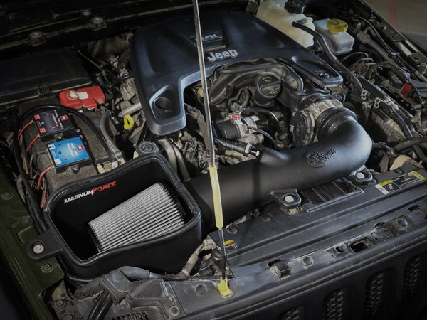 aFe Magnum FORCE Stage-2 Pro Dry S Cold Air Intake System Jeep Wrangler (JL) 2018 + / Gladiator 2020+ V6-3.6L