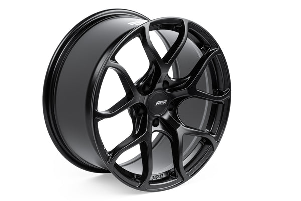 APR A01 Flow Formed 18x8.5 / 5x112 / ET45 / 66.5mm Bore / Satin Black Wheel
