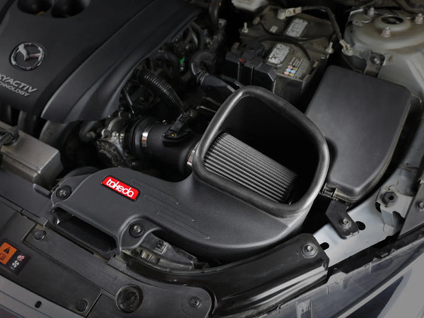 aFe Takeda Stage-2 Pro Dry S Cold Air Intake System 2014 - 2018 Mazda 3 L4-2.0L (Black)