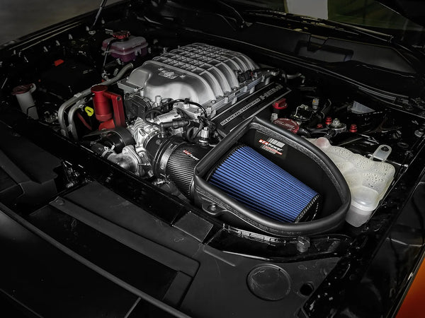 aFe Magnum Force Stage-2 Track Series Carbon Fiber Intake w/ Pro 5R Media -  2018 - 2023 Dodge Challenger SRT Demon / Hellcat / Redeye / Super Stock V8-6.2L