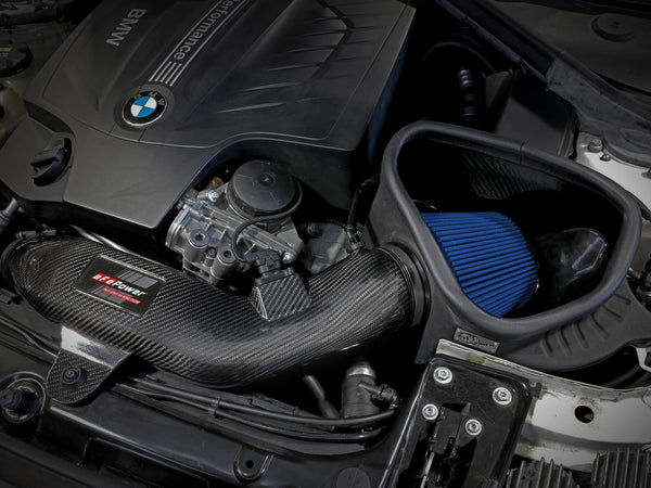 aFe Track Series Carbon Fiber Intake w/Pro 5R Filter 2016 - 2018  BMW M2 (F87) / 2012 - 2015 335i / 2014 - 2016 435i / M235i L6-3.0L (t) N55