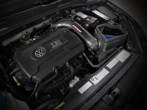 aFe  2015 - 2019 VW Golf R / 2015 - 2021 GTi (MKVII) / 2015 - 2020 Audi A3 / S3 L4-2.0L (t) Track Series Carbon Fiber Intake System w/ Pro 5R Filter