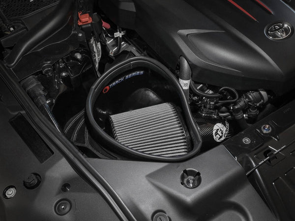 aFe 2020 - 2023 BMW Z4 M40i (G29) / 2020 + GR Supra L6-3L (t) B58 Track Series Carbon Fiber Intake System w/Pro DRY S Filter