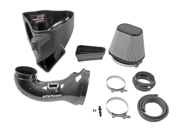 aFe 2017 - 2024 Chevrolet Camaro ZL1 (6.2L-V8) Track Series Carbon Fiber Intake CAI System w/ Pro-DRY S Filters