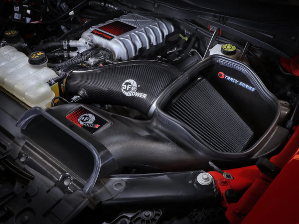 aFe 2023 - 2024 Ford F150 Raptor R V8 5.2L Supercharged Track Series Air Intake w/ Black PDS Filter