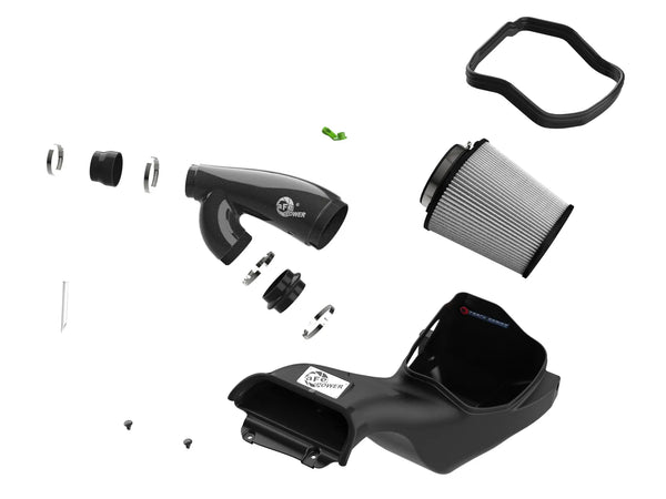 aFe 2021 - 2024 Ford F150 Raptor Track Series Carbon Fiber Cold Air Intake System w/ Pro DRY S Filter
