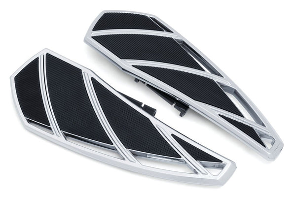 Kuryakyn Chrome Phantom Drivers Floorboards - 1999 - 2023 Harley Davidson