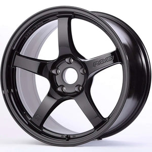 Gram Lights 57CR 19x10.5 +12 5x114.3 Glossy Black Wheel